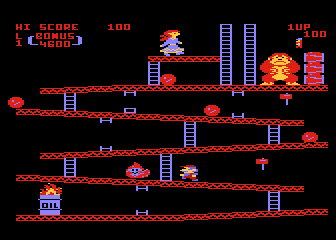 Atari 800 Donkey Kong